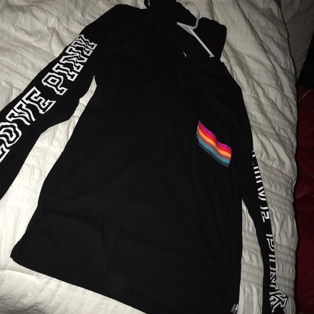 PINK  longsleeve shirt with hood